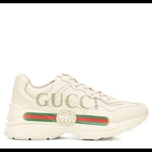 Gucci rython sneakers off white size 40 unisex